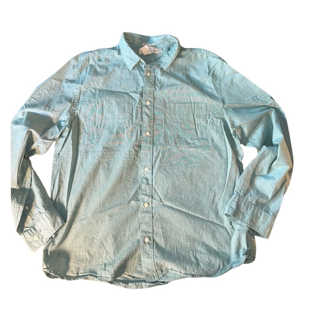 H&M LOGG Label of Graded Goods Men's Cotton Button-Down Shirt